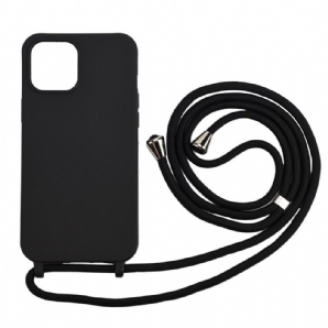 Handyhülle Für iPhone 12 Pro Max Silikon Und Schnur