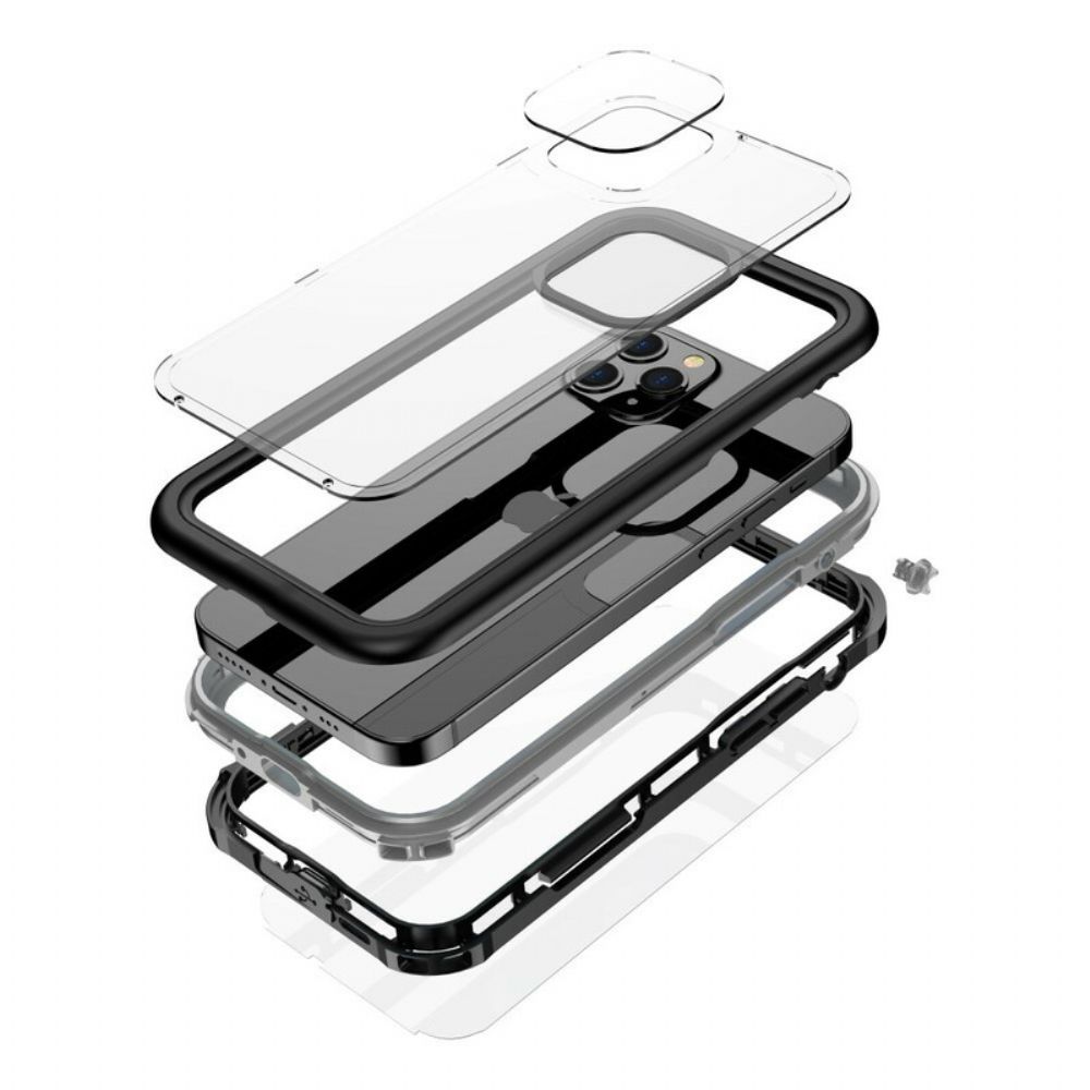 Hülle Für iPhone 12 Pro Max Wasserfest Transparent