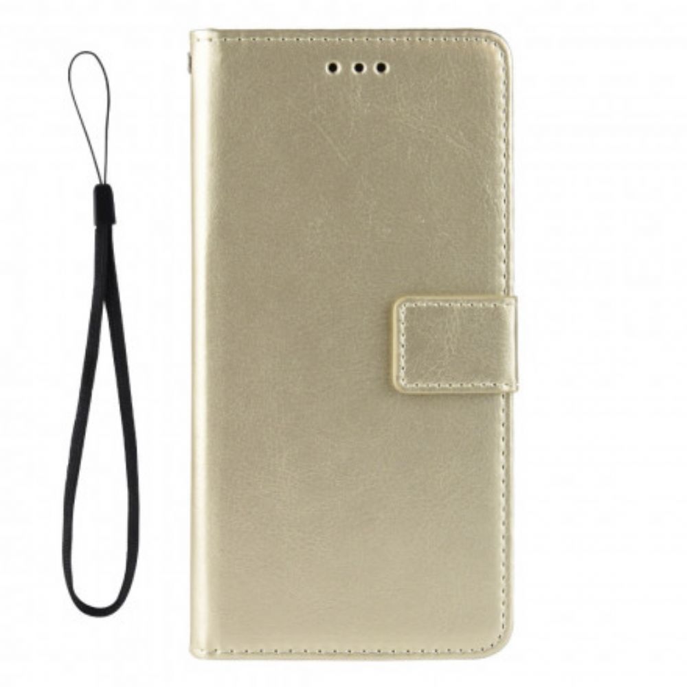 Flip Case Für Oppo A54 5G / A74 5G Auffälliges Kunstleder