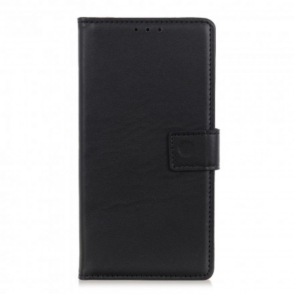 Flip Case Für Oppo A54 5G / A74 5G Einfaches Kunstleder