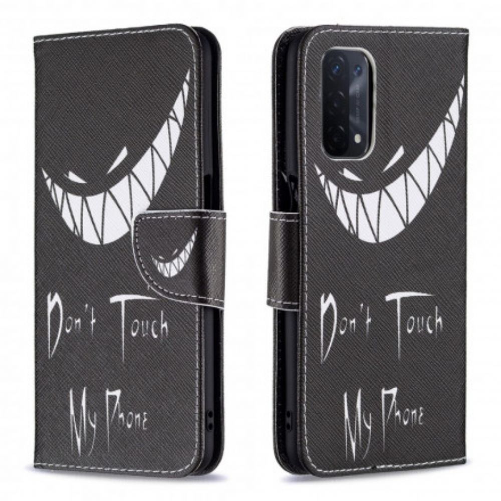Flip Case Für Oppo A54 5G / A74 5G Teufelstelefon