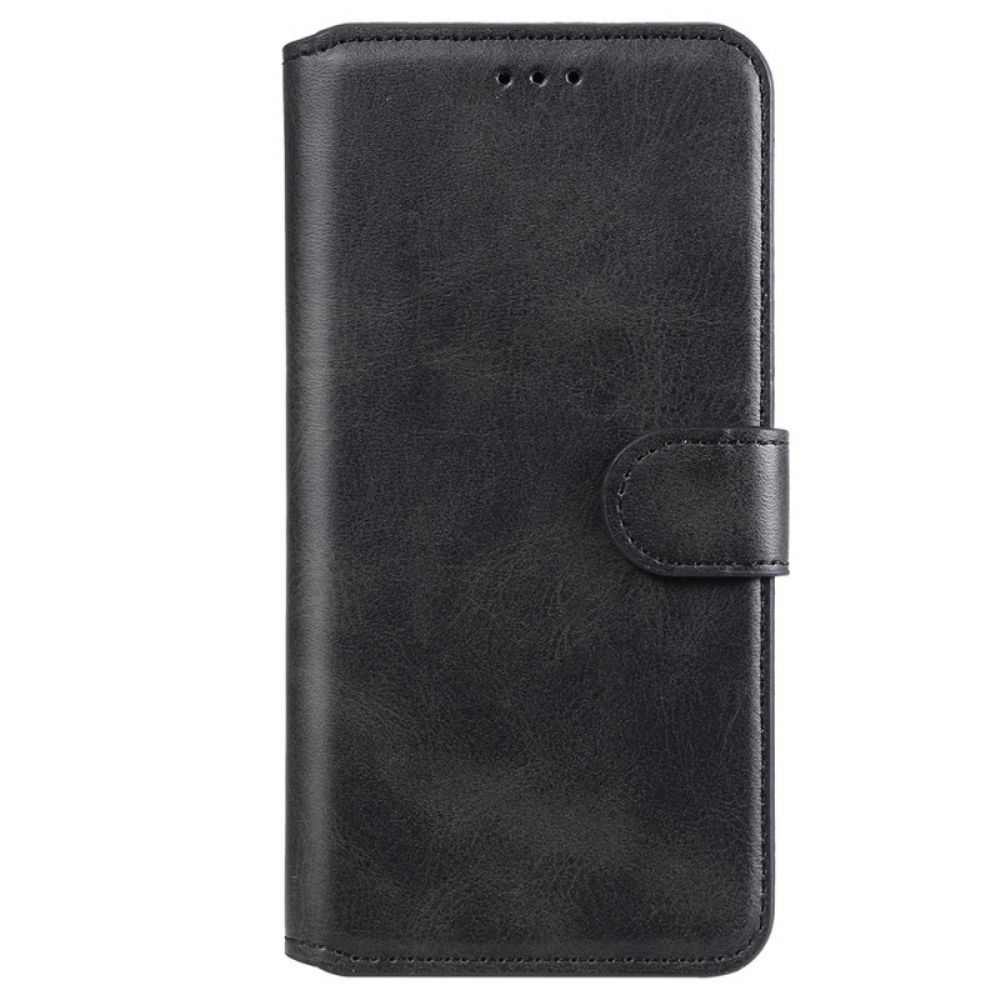 Lederhüllen Für Oppo A54 5G / A74 5G Ledereffekt