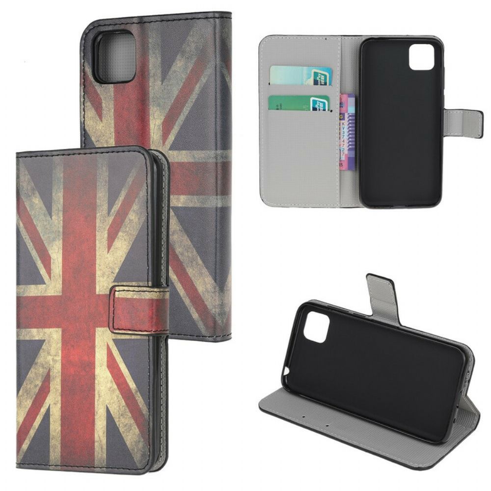Flip Case Für Huawei Y5p England-flagge