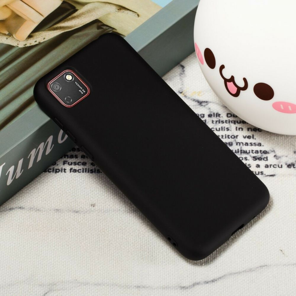 Hülle Für Huawei Y5p Flüssigsilikon Mit Lanyard