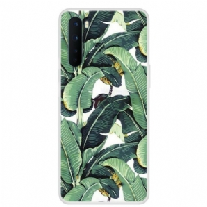 Handyhülle Für OnePlus Nord Mehrere Transparente Grüne Blätter