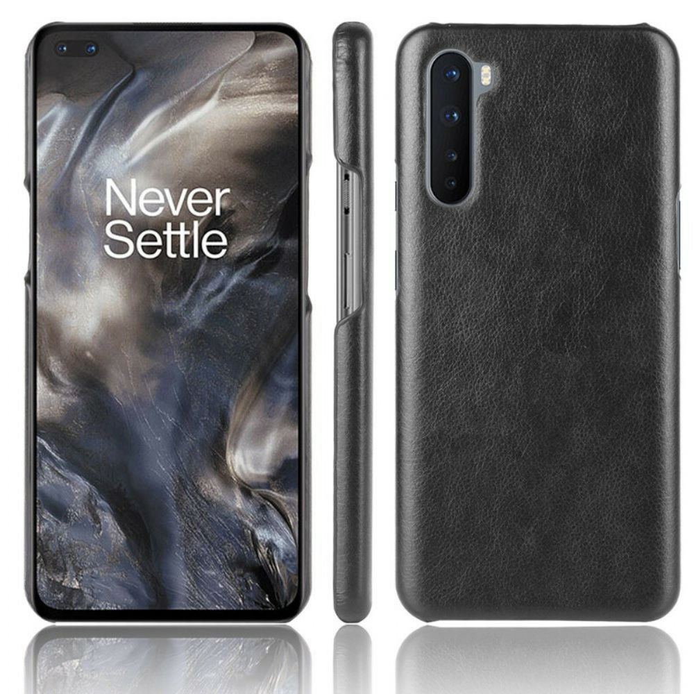 Handyhülle Für OnePlus Nord Performance Litschi-leder-effekt