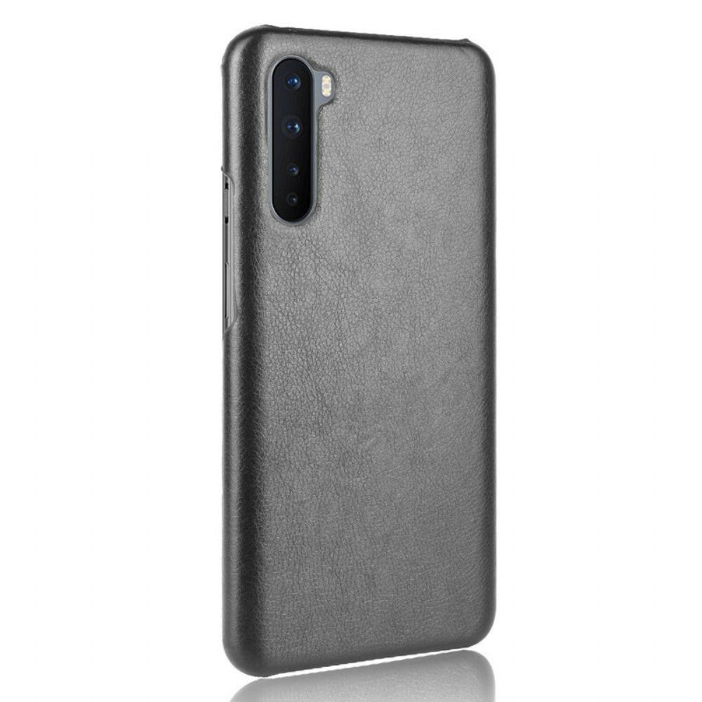 Handyhülle Für OnePlus Nord Performance Litschi-leder-effekt