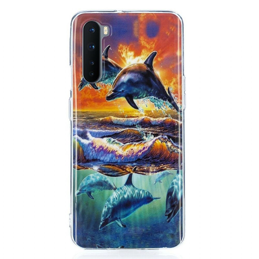 Hülle Für OnePlus Nord Delfine Gehen Frei