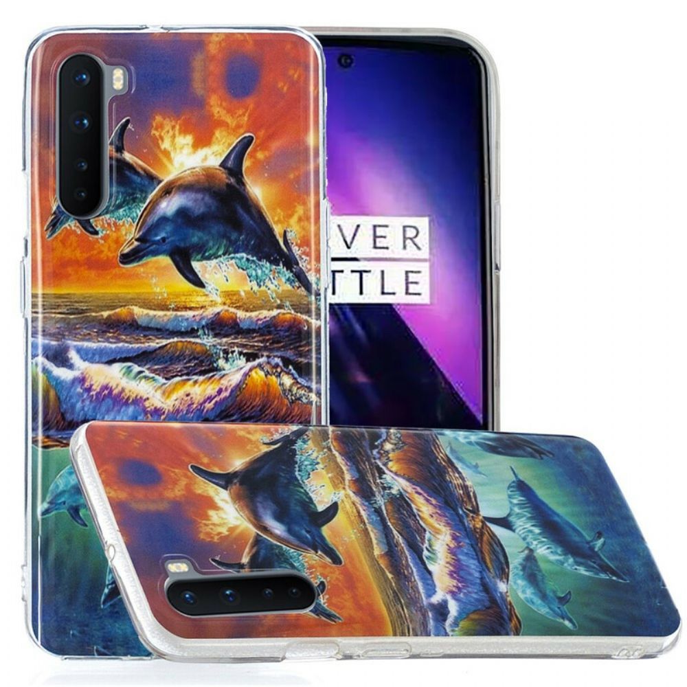 Hülle Für OnePlus Nord Delfine Gehen Frei