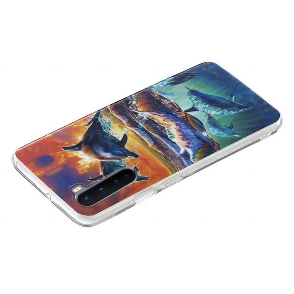 Hülle Für OnePlus Nord Delfine Gehen Frei