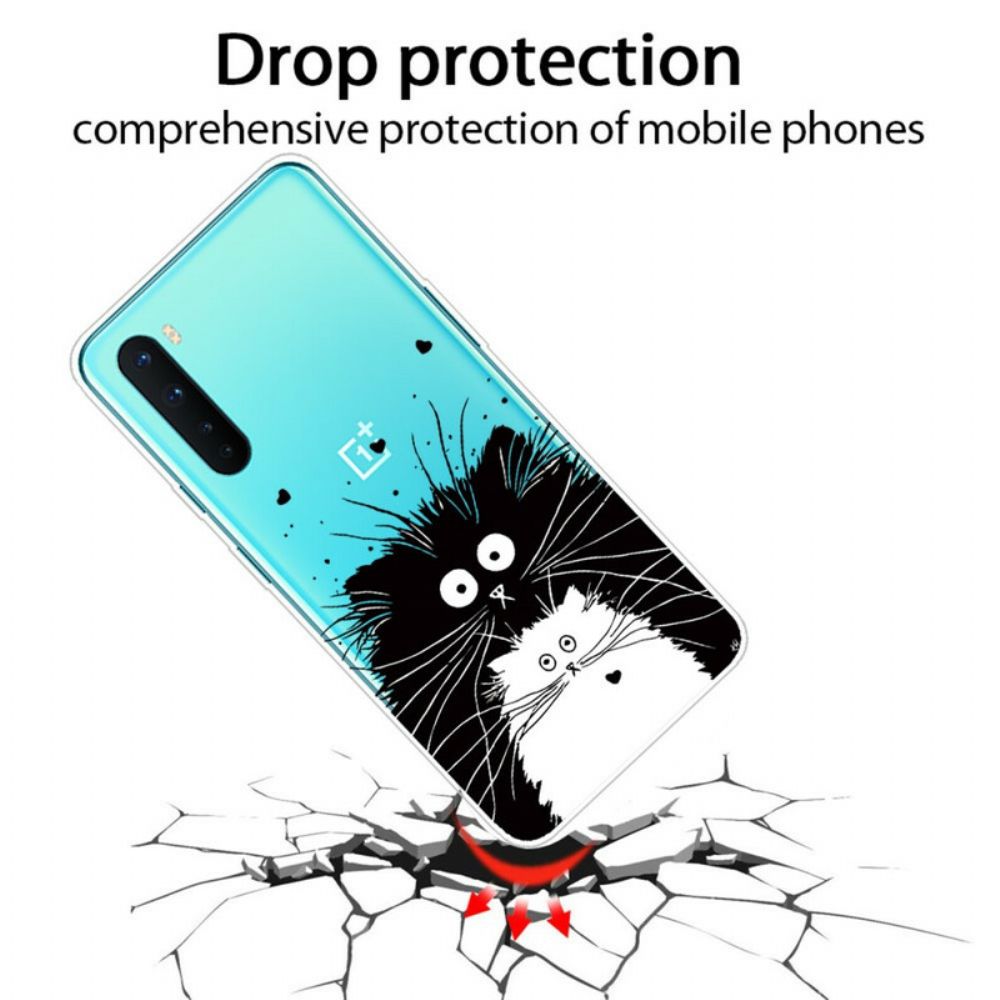 Hülle Für OnePlus Nord Sieh Dir Die Katzen An