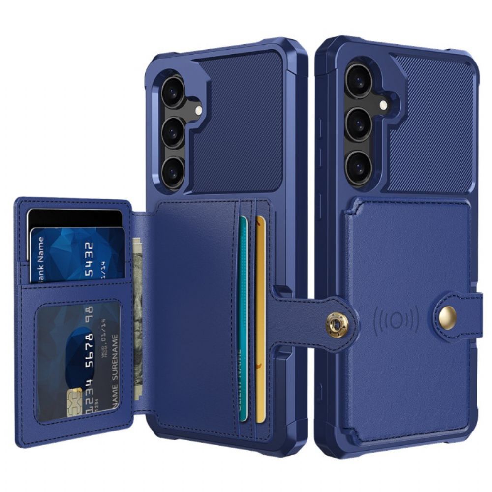 Hülle Für Samsung Galaxy S24 Plus 5g Magnetisch Mit Kartenhalter