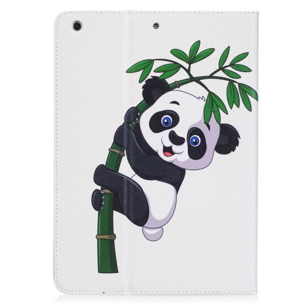 Flip Case Für iPad Air Panda Auf Bambus