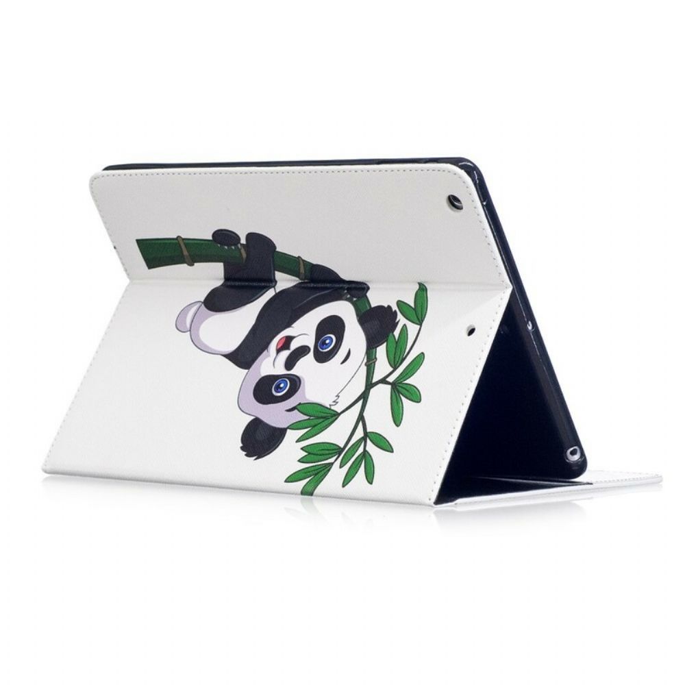 Flip Case Für iPad Air Panda Auf Bambus