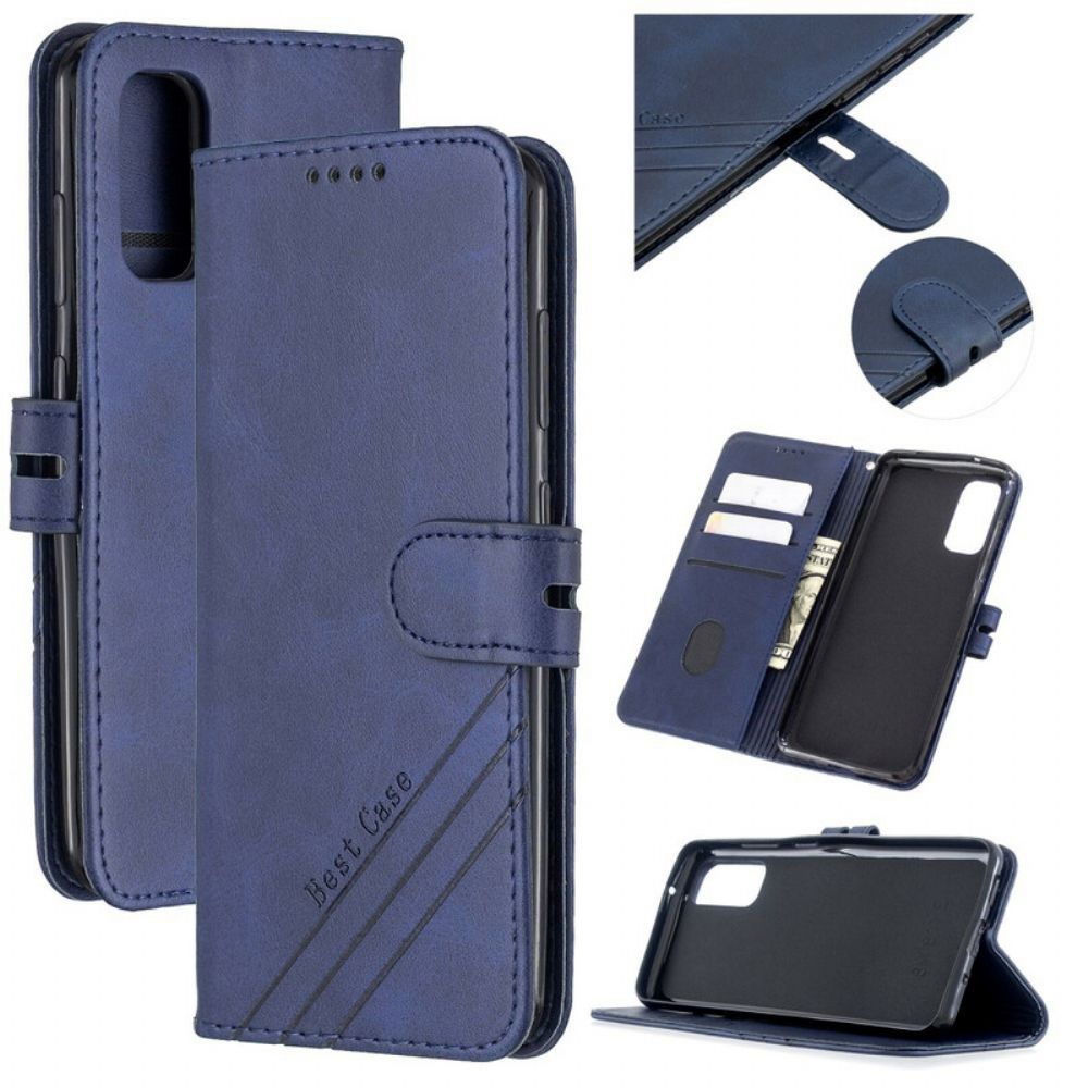Flip Case Für Samsung Galaxy S20 Best Case Aus Kunstleder