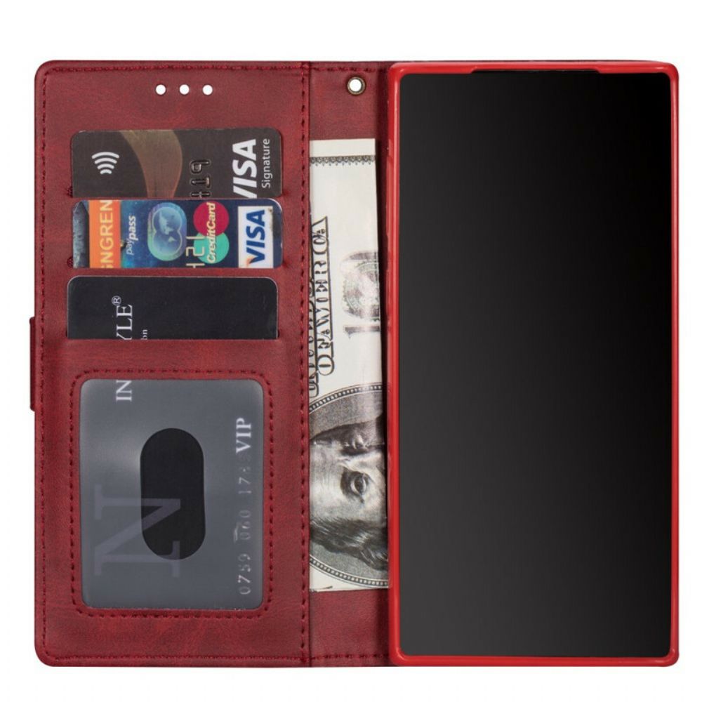 Flip Case Für Samsung Galaxy S20 Geldbörse In Lederoptik