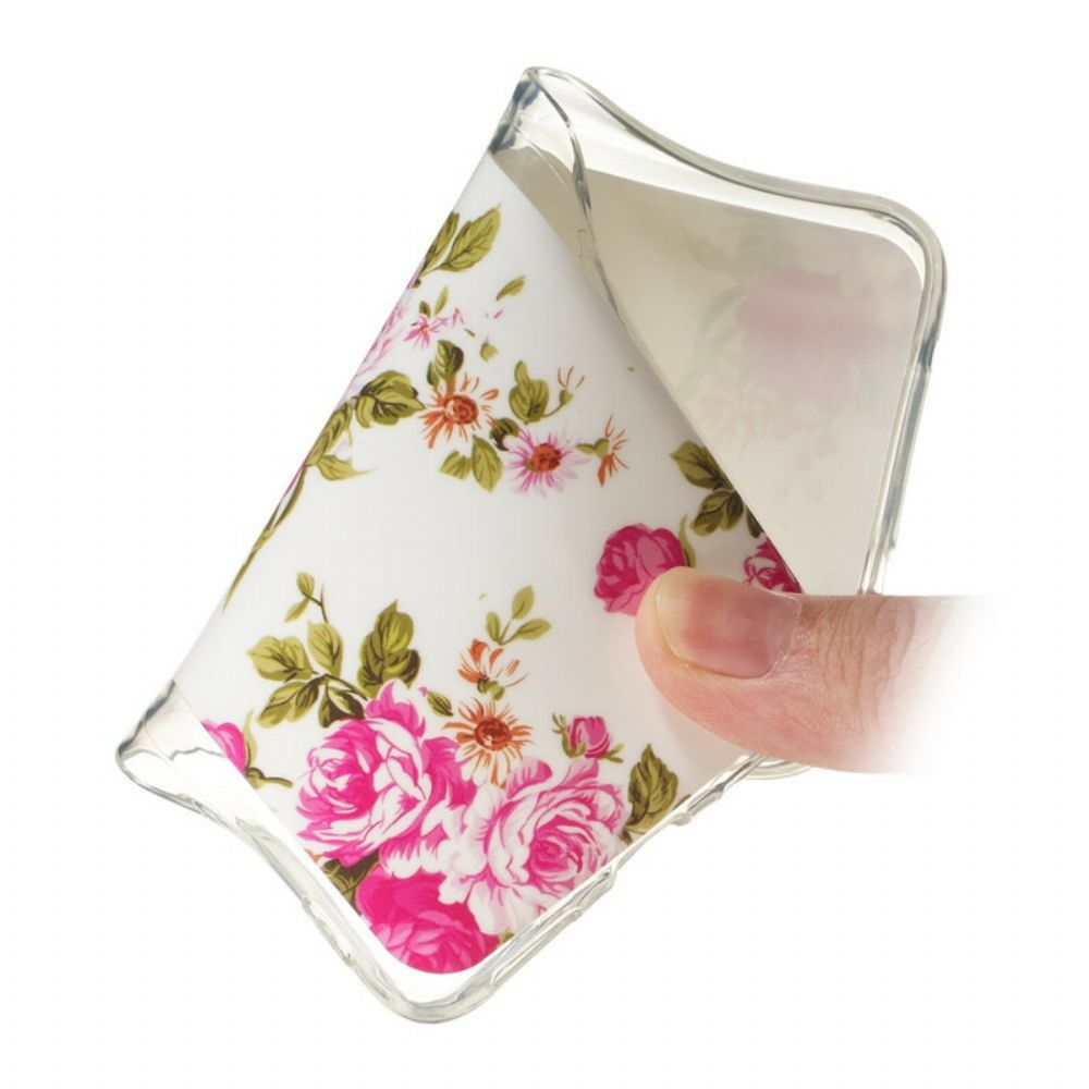 Handyhülle Für Samsung Galaxy S20 Fluoreszierende Freiheitsblumen