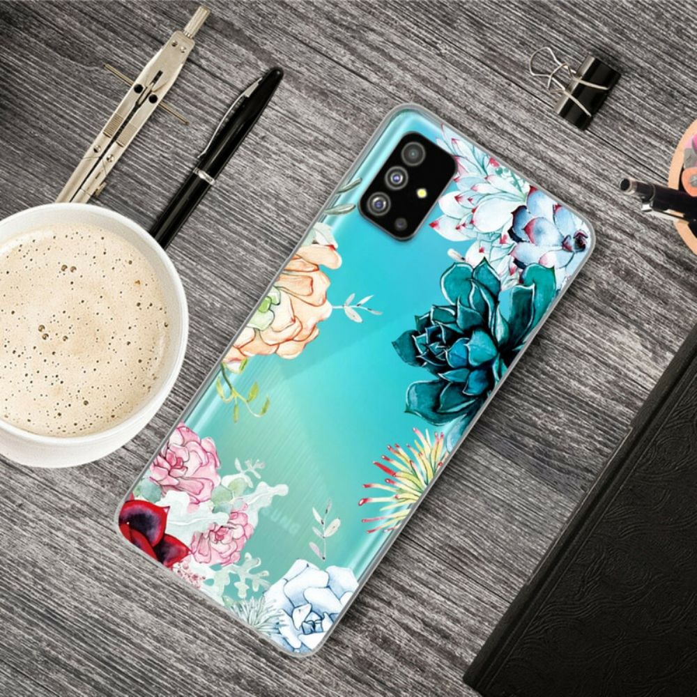 Handyhülle Für Samsung Galaxy S20 Nahtlose Aquarellblumen