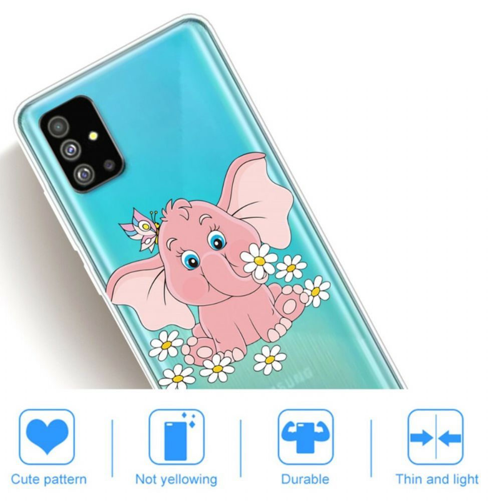 Handyhülle Für Samsung Galaxy S20 Rosa Elefant Transparent