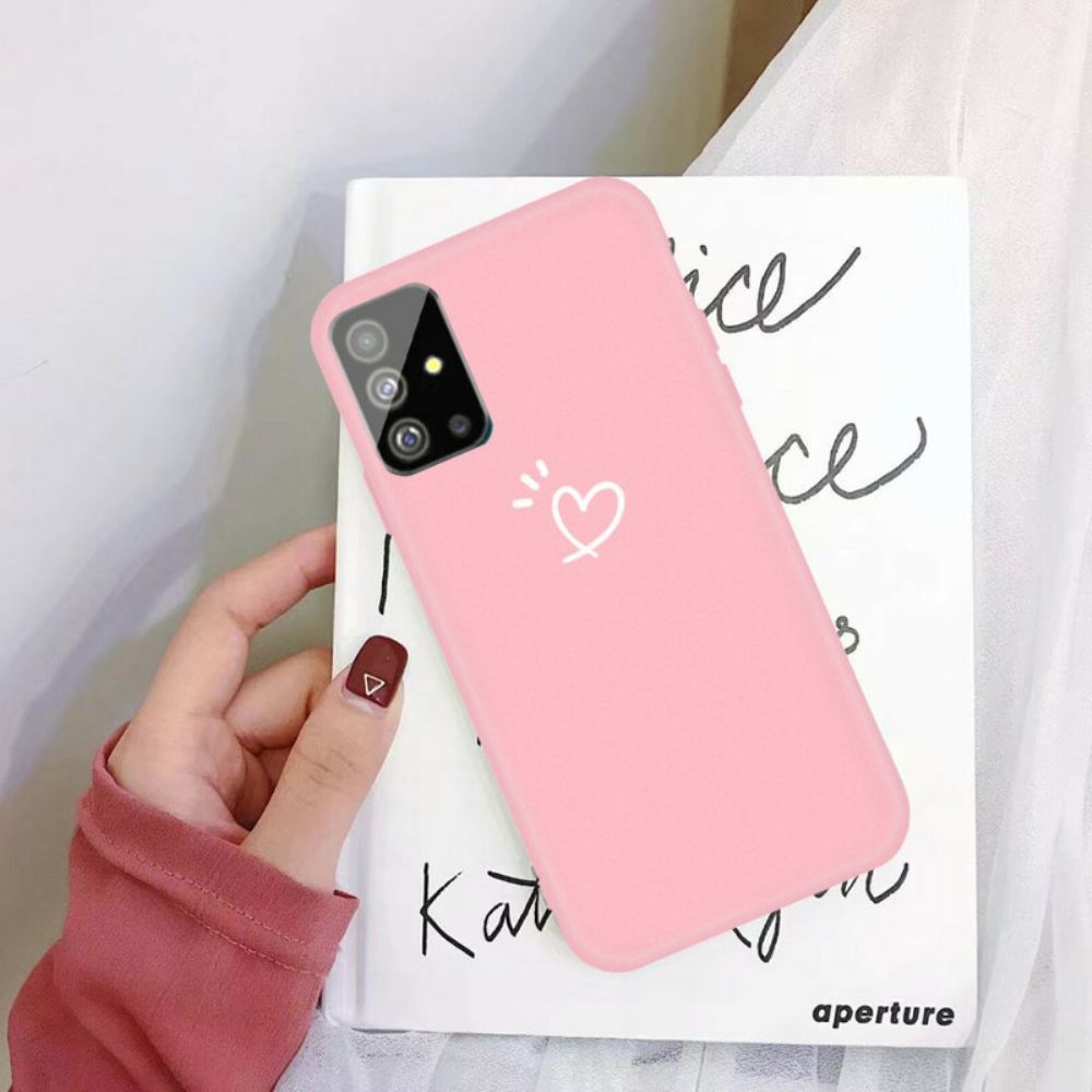 Handyhülle Für Samsung Galaxy S20 Silikon Mit Schlagendem Herz