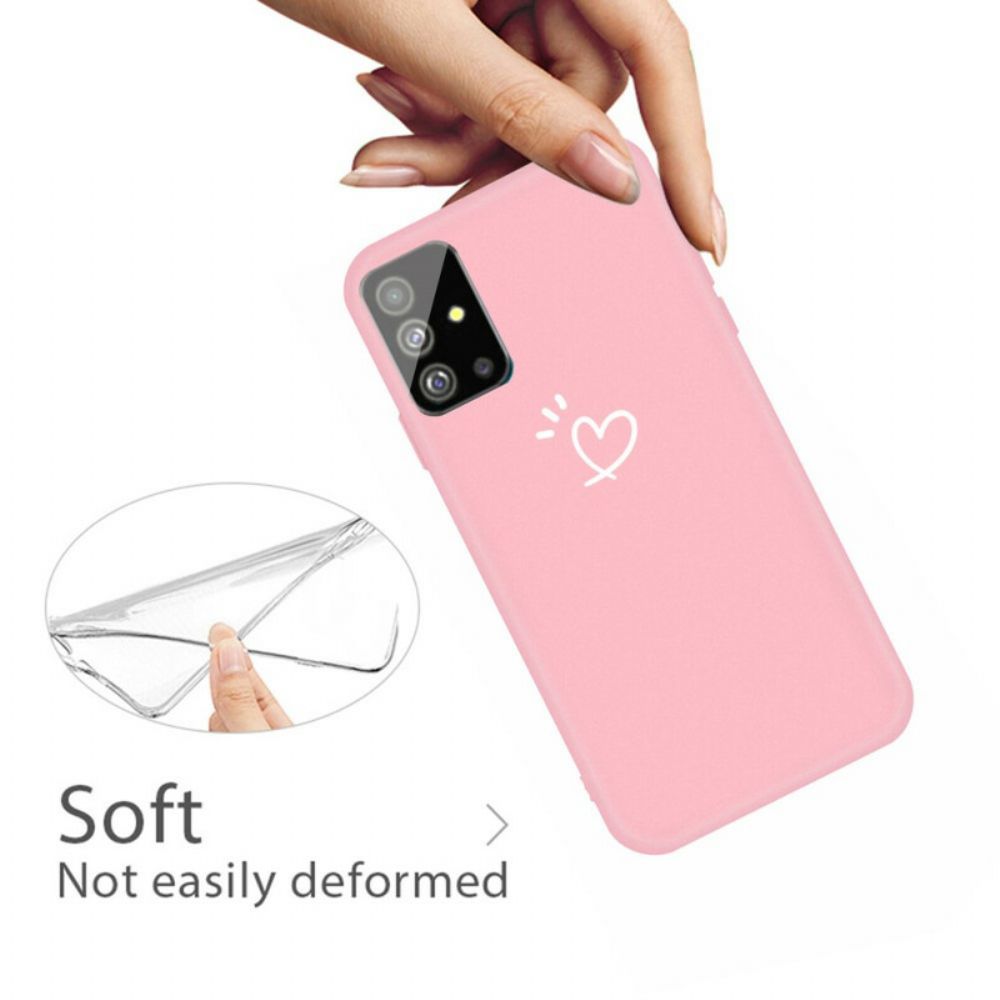 Handyhülle Für Samsung Galaxy S20 Silikon Mit Schlagendem Herz