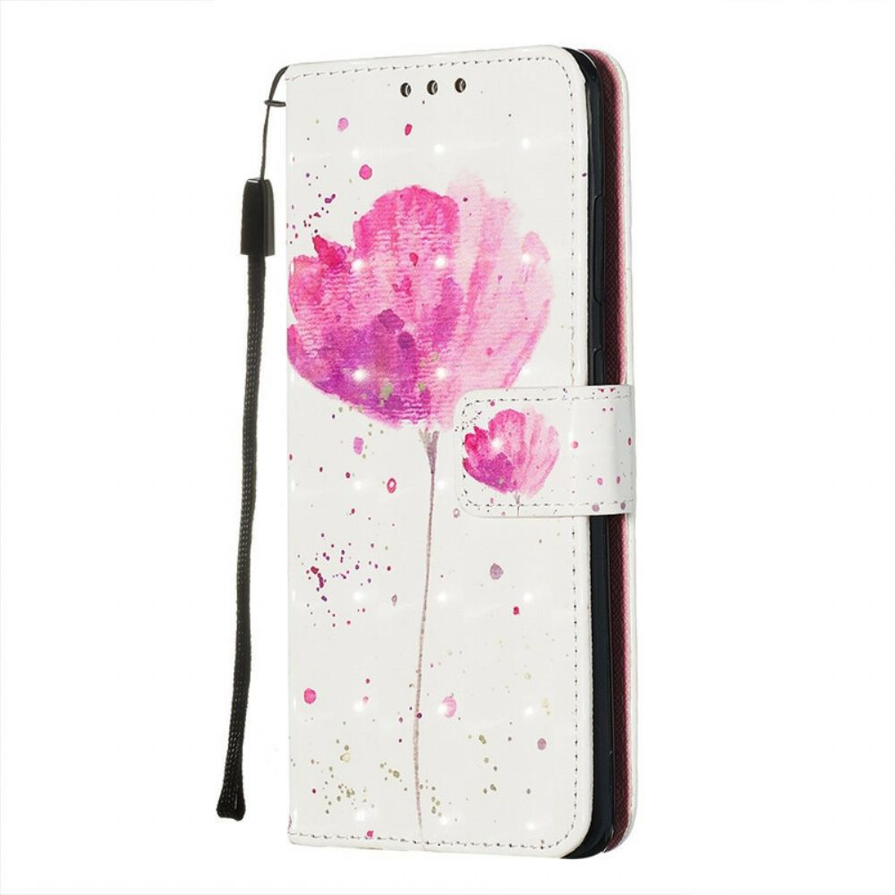 Handyhülle Lederhüllen Für Samsung Galaxy S20 Wasserfarbenes Halfter