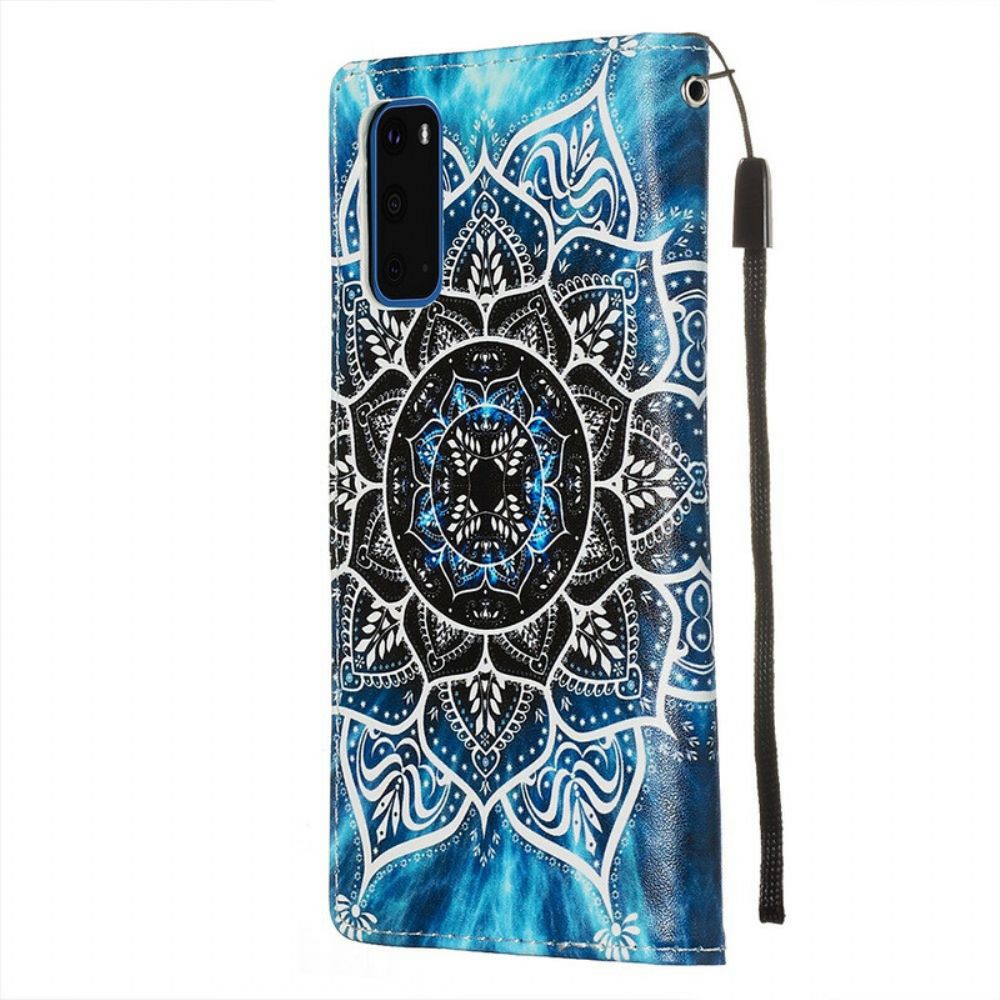 Lederhüllen Für Samsung Galaxy S20 Mandala Im Himmel