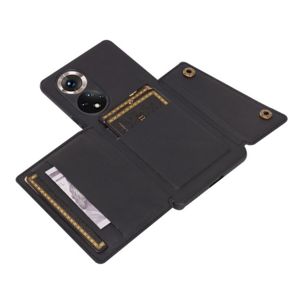 Handyhülle Für Huawei Nova 9 Pro / Honor 50 Pro Geldbörse Snap Wallet
