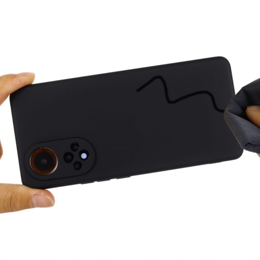 Hülle Für Huawei Nova 9 Pro / Honor 50 Pro Flüssigsilikon Mit Lanyard