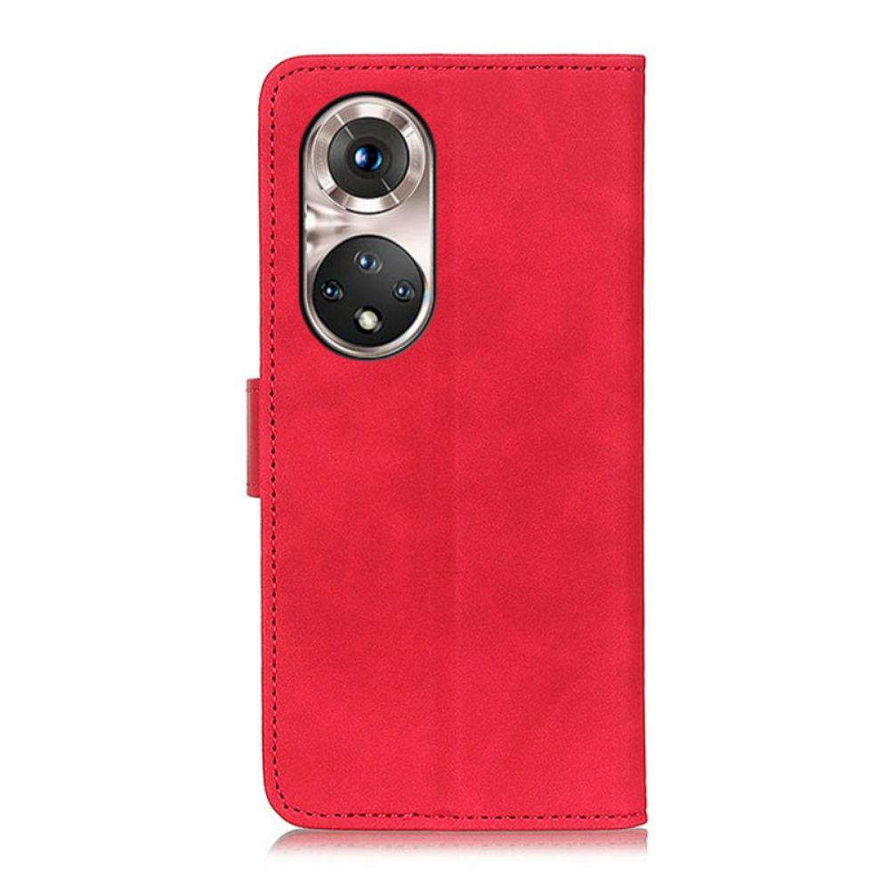 Lederhüllen Für Huawei Nova 9 Pro / Honor 50 Pro Vintage Ledereffekt Khazneh