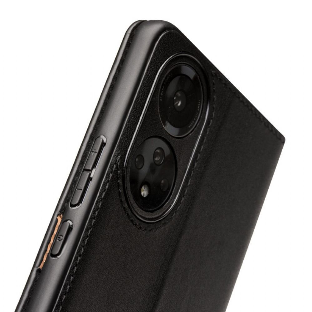 Schutzhülle Für Huawei Nova 9 Pro / Honor 50 Pro Flip Case Echtes Qialino-leder