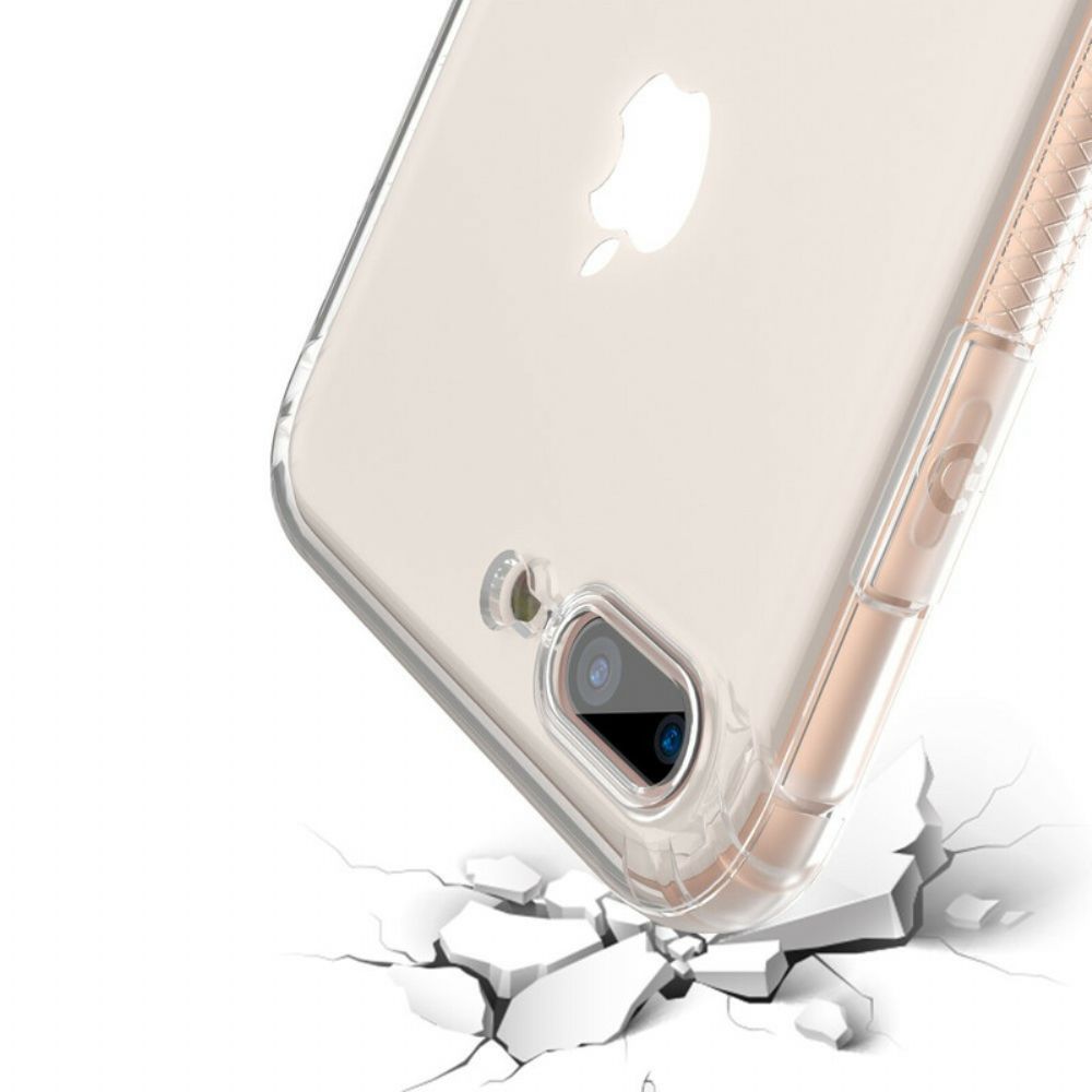Handyhülle Für iPhone 8 Plus / 7 Plus Transparente Leeu-schutzkissen