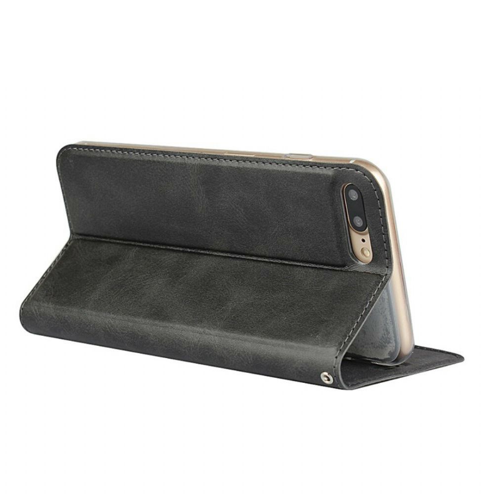 Schutzhülle Für iPhone 8 Plus / 7 Plus Flip Case Kunstleder Mit Riemen