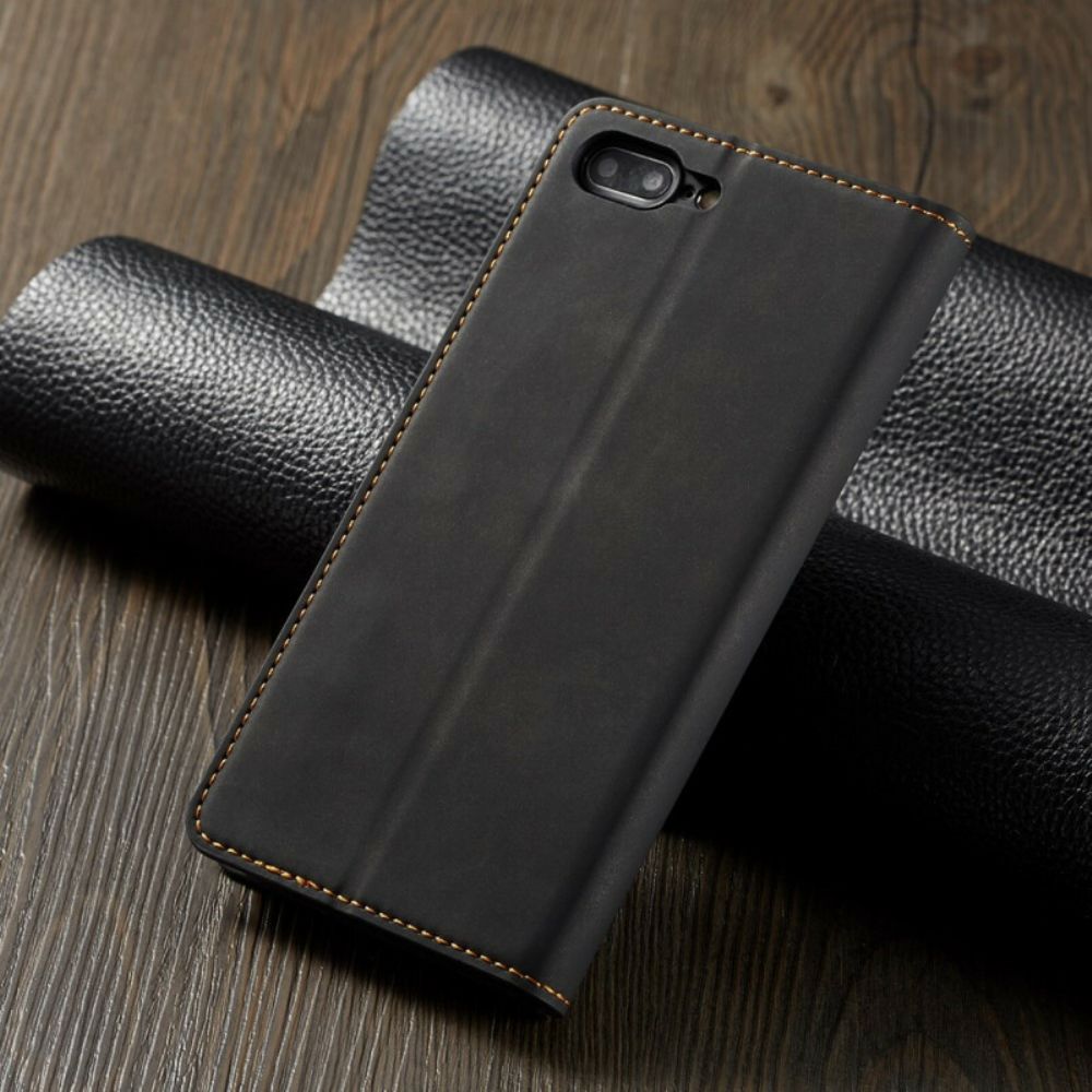 Schutzhülle Für iPhone 8 Plus / 7 Plus Flip Case Ledereffekt Vorw