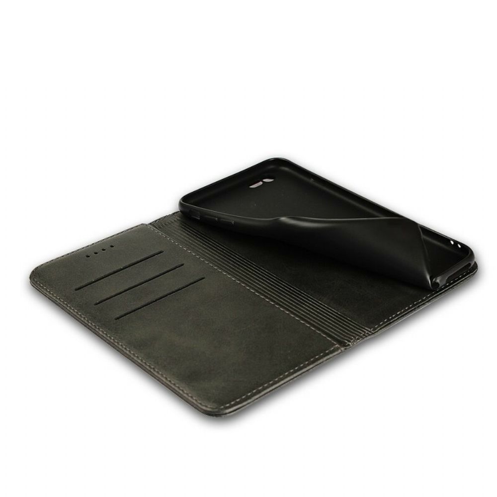 Schutzhülle Für iPhone 8 Plus / 7 Plus Flip Case Nähte Aus Hochwertigem Kunstleder