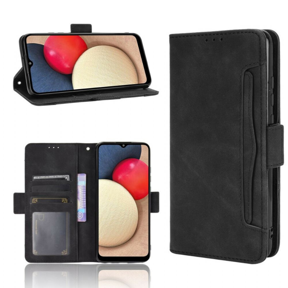 Flip Case Für Samsung Galaxy A02s Erstklassige Multi-karte