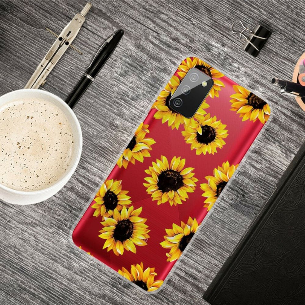 Handyhülle Für Samsung Galaxy A02s Sonnenblumen