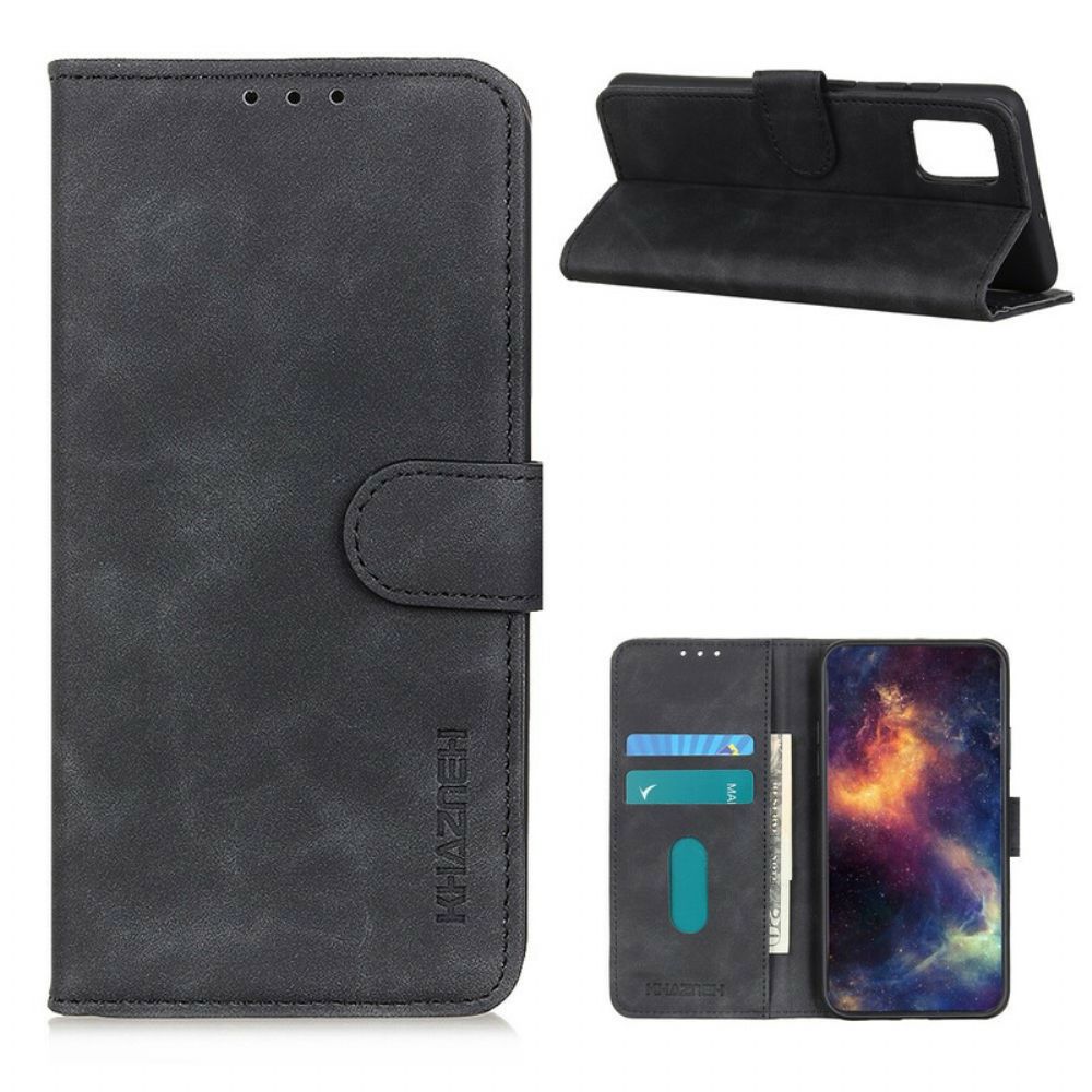Lederhüllen Für Samsung Galaxy A02s Vintage Ledereffekt Khazneh