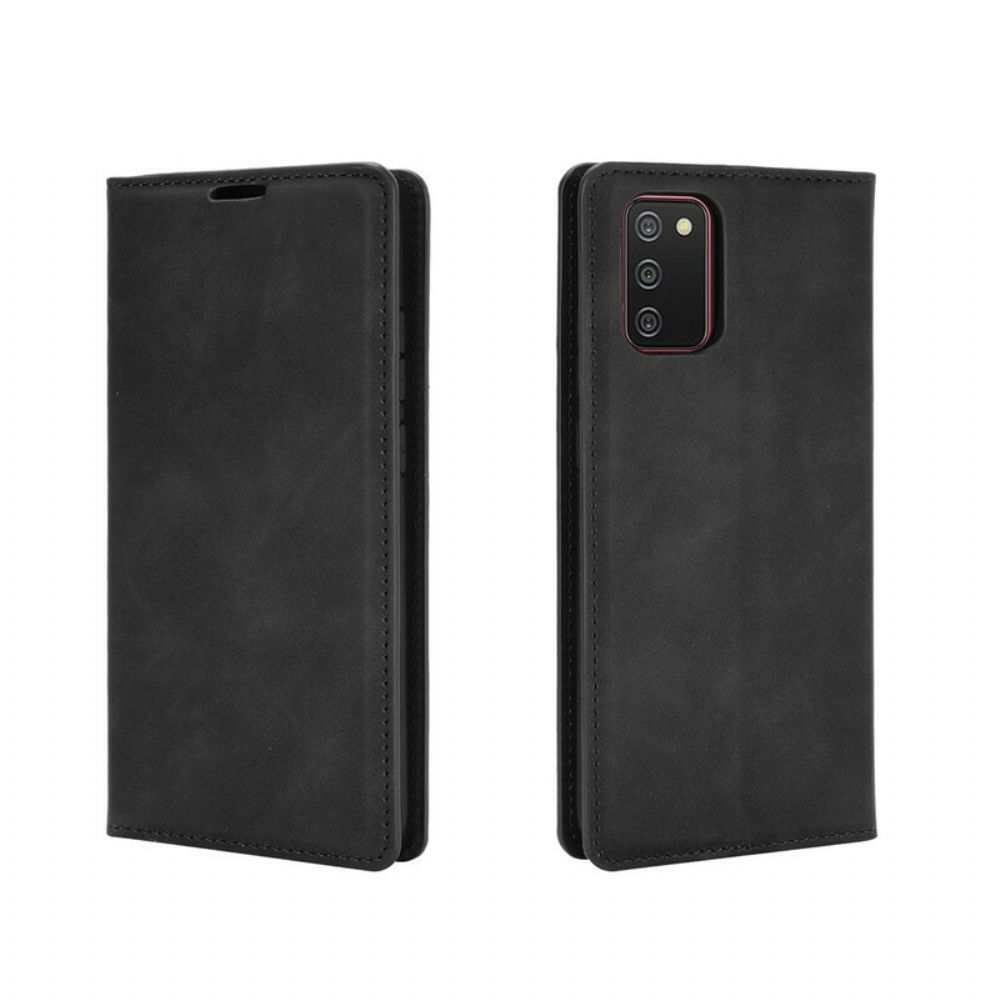 Schutzhülle Für Samsung Galaxy A02s Flip Case Weicher Ledereffekt