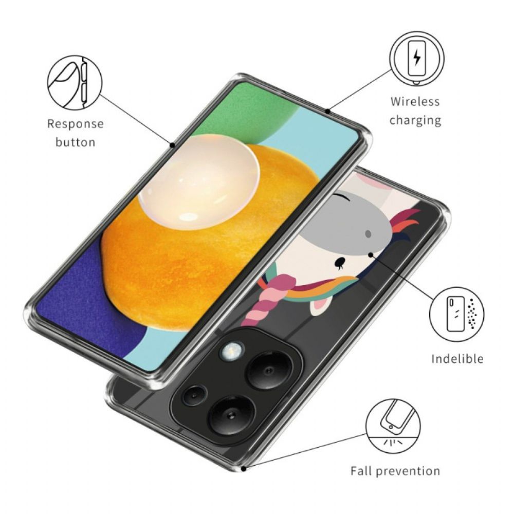 Hülle Xiaomi Redmi Note 13 Pro 4g Handyhülle Einhorn