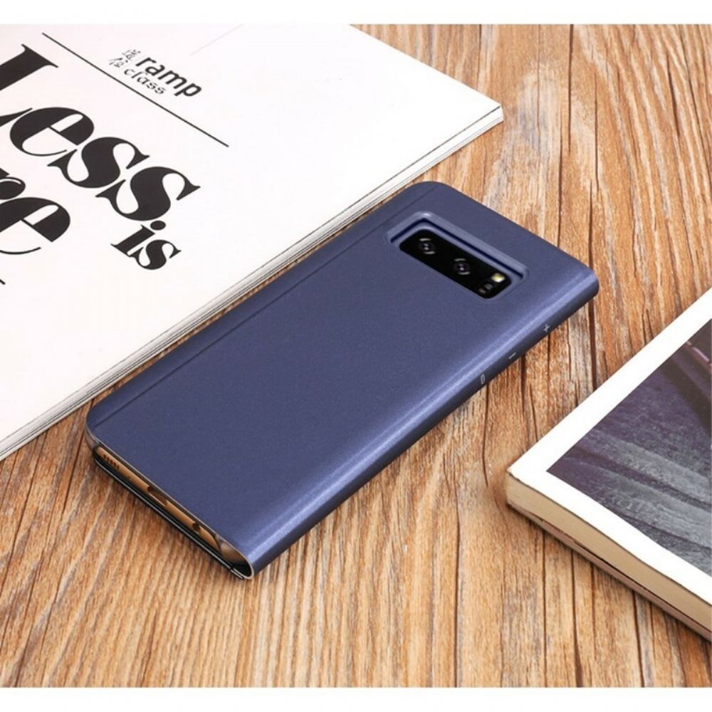 Schutzhülle Für Samsung Galaxy Note 8 Spiegel- Und Ledereffekt