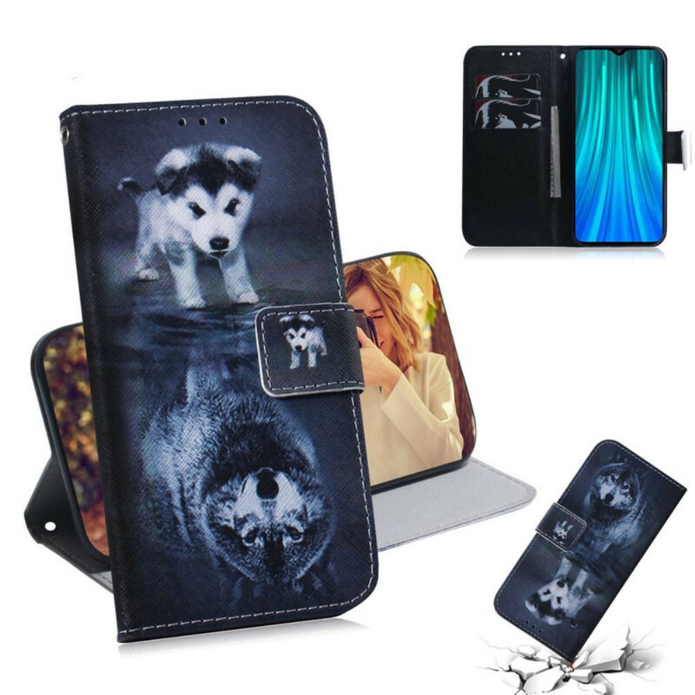 Flip Case Für Xiaomi Redmi Note 8 Pro Ernesto Der Wolf