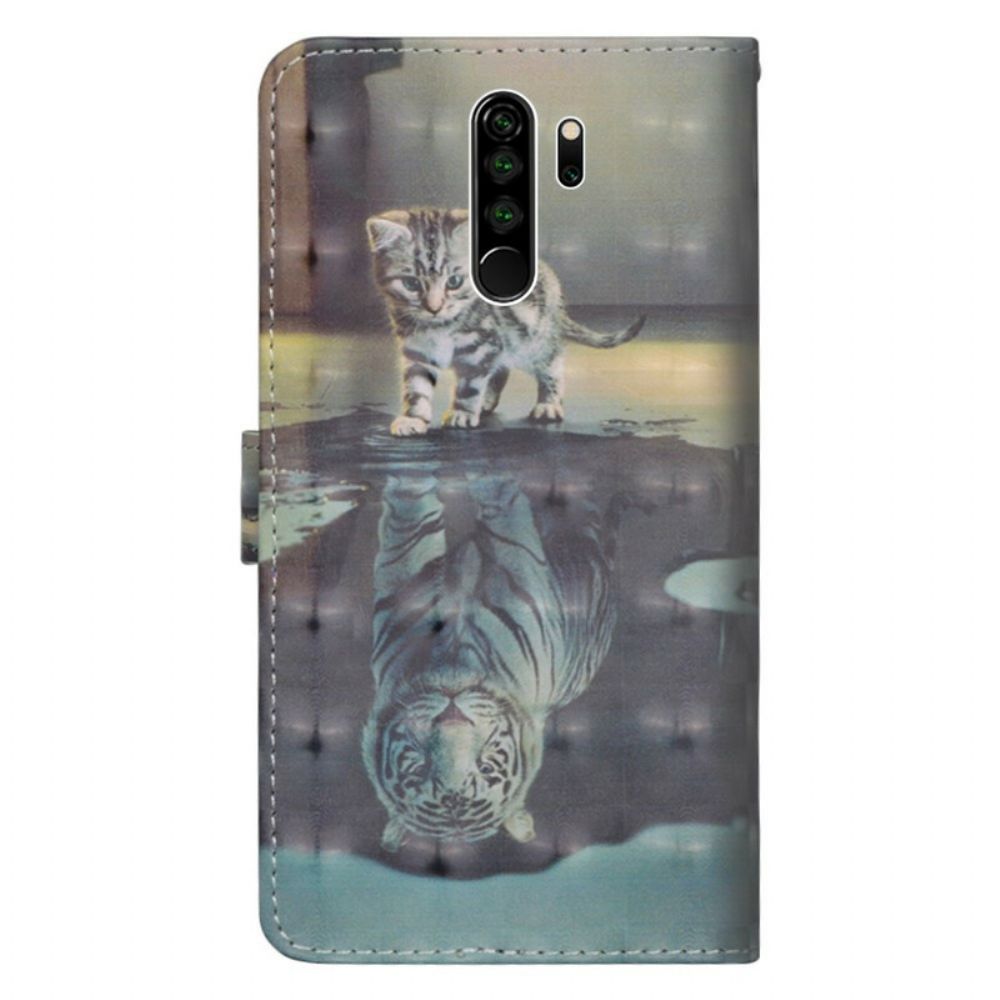 Flip Case Für Xiaomi Redmi Note 8 Pro Ernst Der Tiger