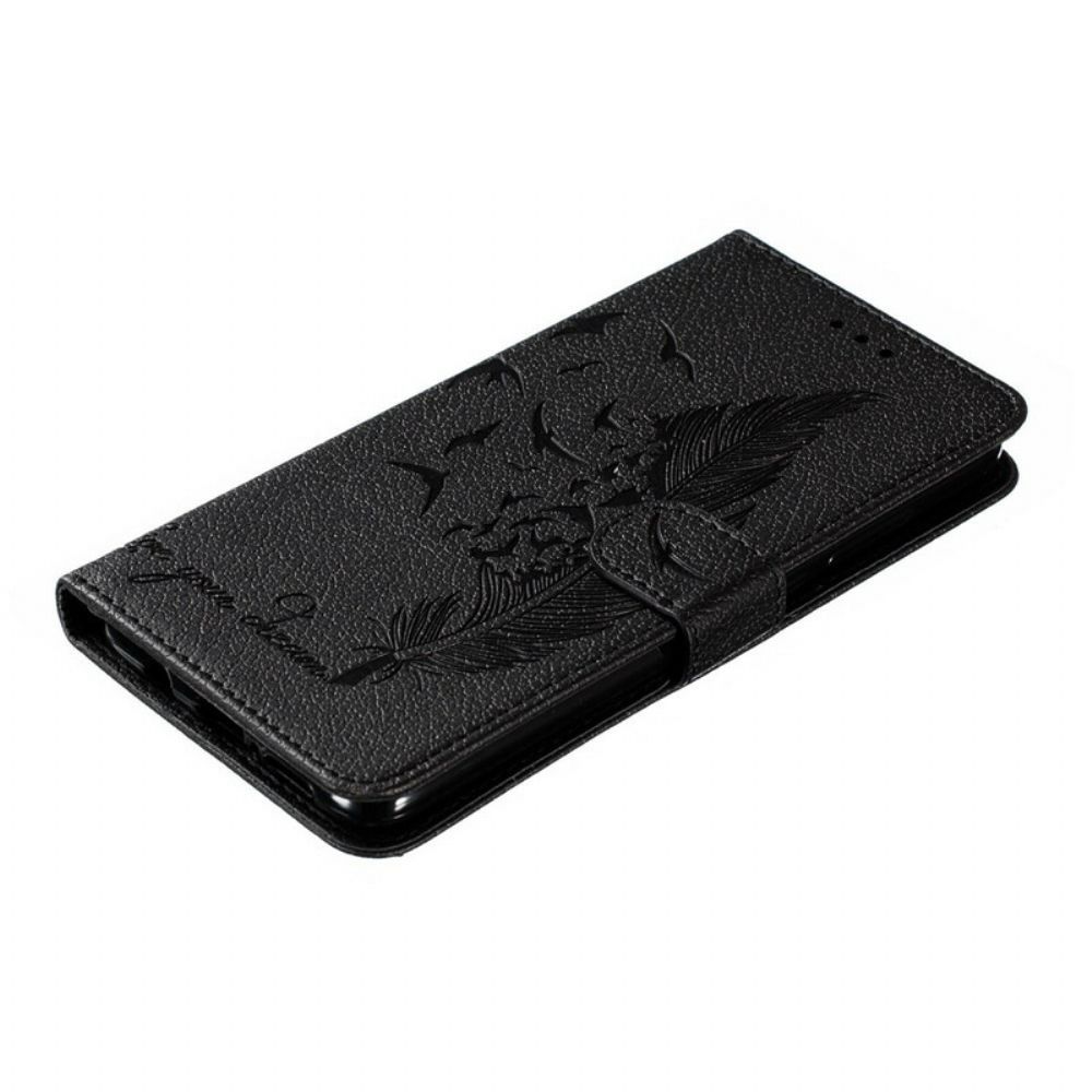 Flip Case Für Xiaomi Redmi Note 8 Pro Kunstleder Lebe Deinen Traum