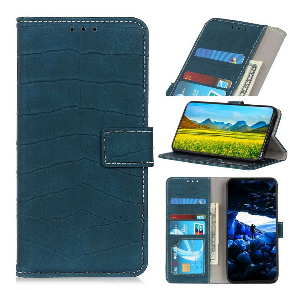 Flip Case Für Xiaomi Redmi Note 8 Pro Vintage-krokodilleder-stil