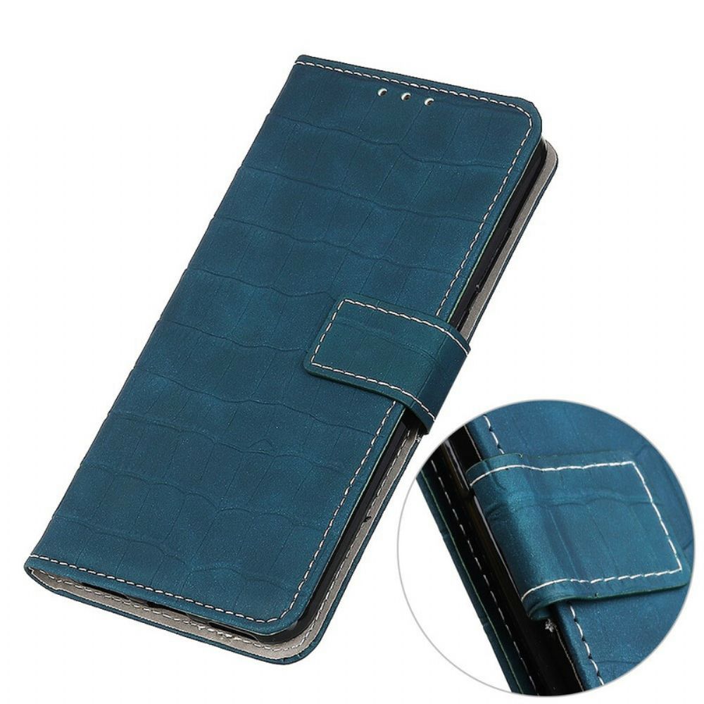 Flip Case Für Xiaomi Redmi Note 8 Pro Vintage-krokodilleder-stil