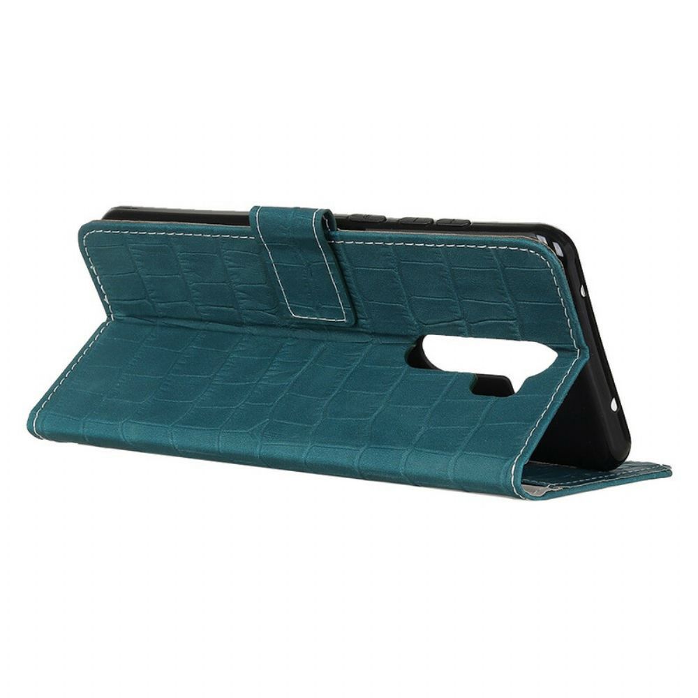 Flip Case Für Xiaomi Redmi Note 8 Pro Vintage-krokodilleder-stil