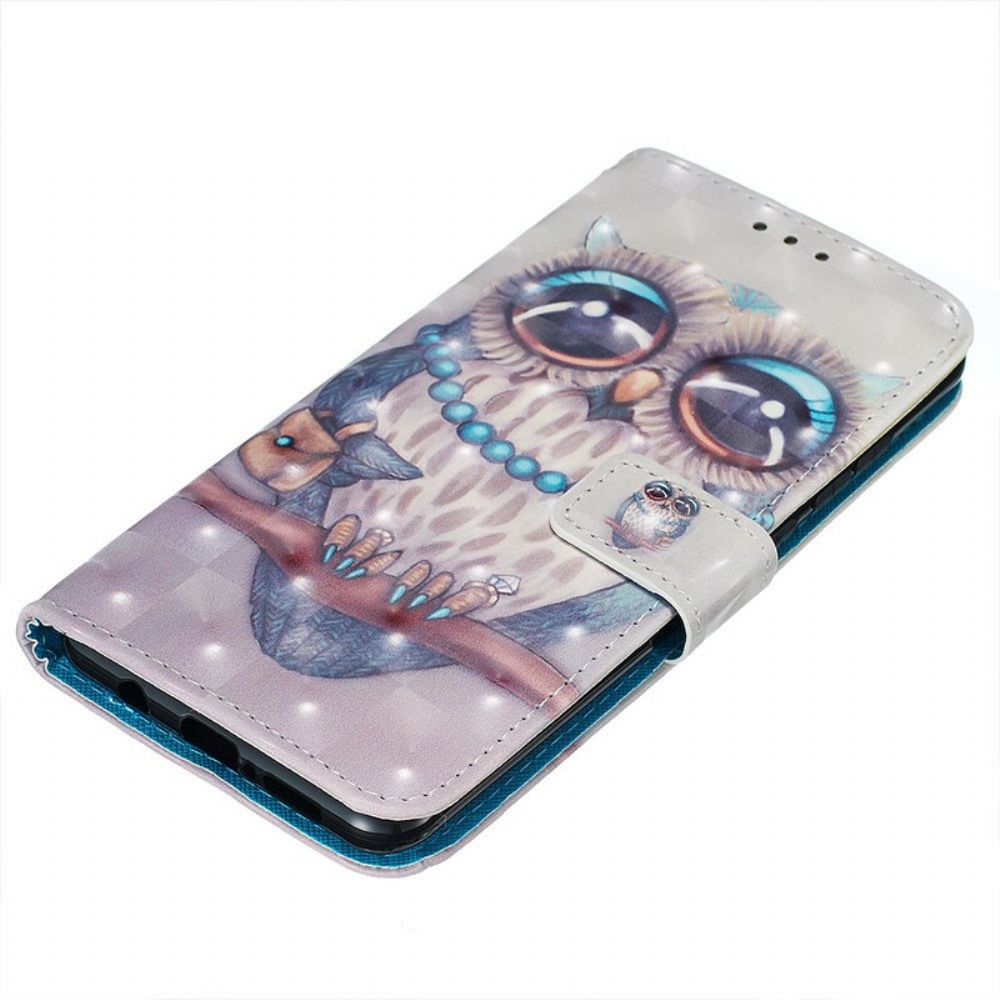Lederhüllen Für Xiaomi Redmi Note 8 Pro Fräulein Eule