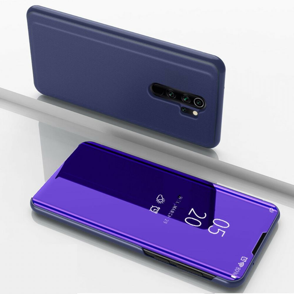 Schutzhülle Für Xiaomi Redmi Note 8 Pro Spiegel Und Kunstleder