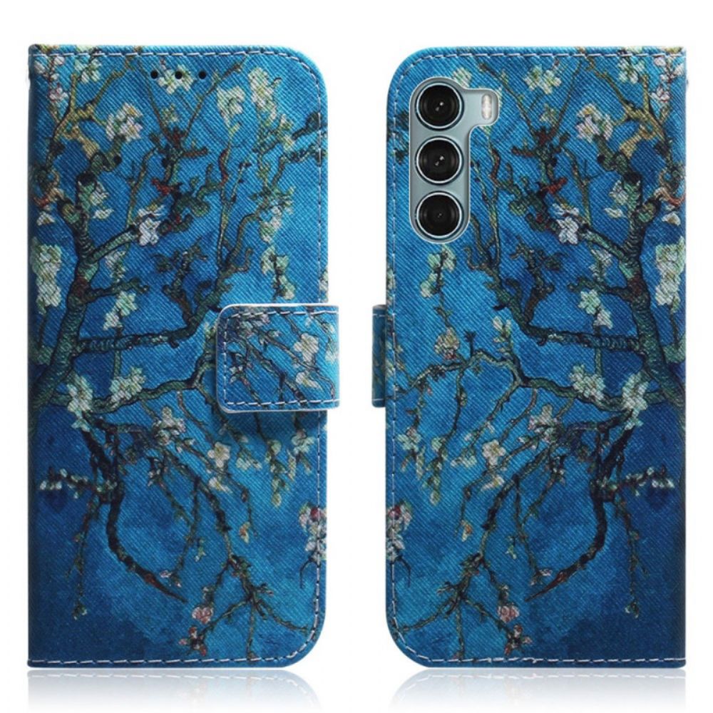 Flip Case Für Moto G200 5G Blühender Ast